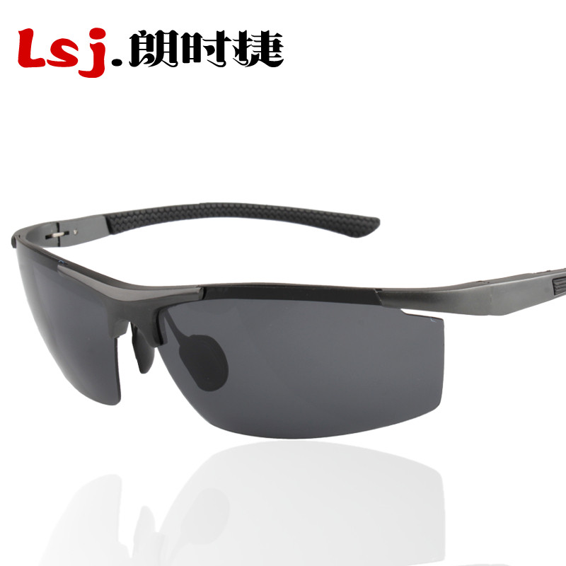 Longshijie men's sunglasses Men's fashion sunglasses Aluminum magnesium polarizer sunglasses Sports driver driving driving new