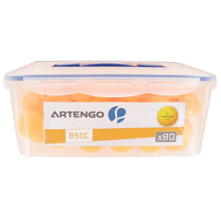 迪卡侬 乒乓球 训练比赛用球 80只装 2星 ARTENGO FBA