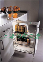 German imported casbora basket import damping floor cabinet side pull basket kitchen basket import