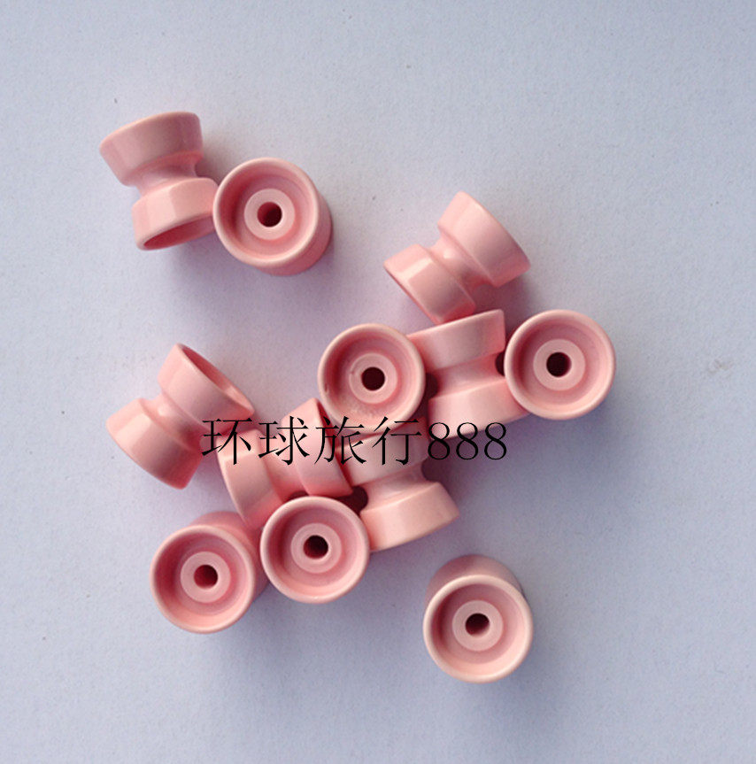 Mechanical textile accessories Ceramic wire-crossing winding combined guide wheel outer diameter 20mm 4mm 4mm height 20 specs complete