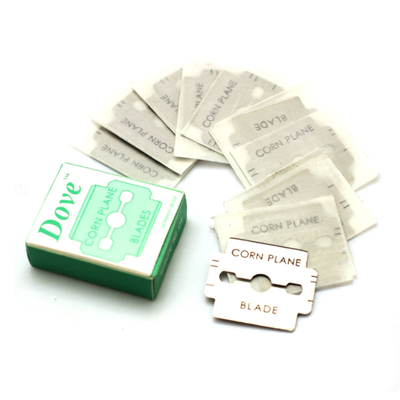 美甲工具 用品 脚刨刀片 修脚刀片 刮脚刀片 脚刨刀片套10片