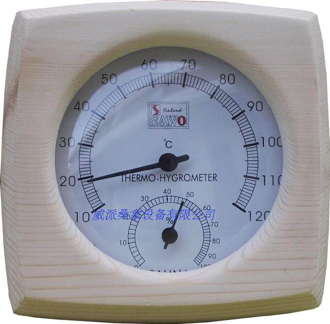 Sauna room special wooden temperature and humidity table Sauna accessories Sauna equipment Sauna accessories