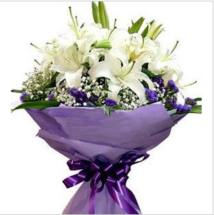 南京扬中海阳香水百合花束无锡同城鲜花速递朋友同事领导长辈礼物