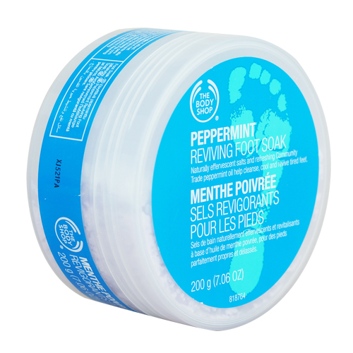 香港直邮 The Body Shop 薄荷足部浸泡素200g-舒缓放松腿部肌肉