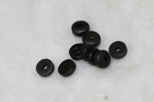 Tibetan Buddhist Beads Accessories Pure Black Coconut Shell Pieces 0 55cm