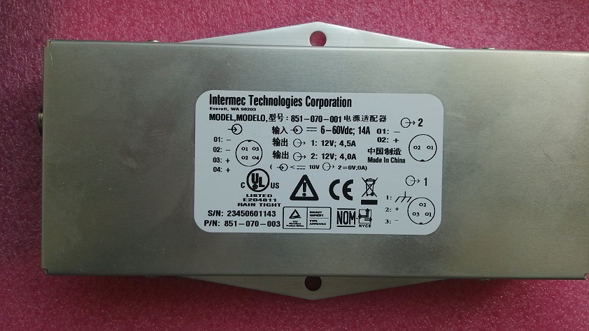 Intermec 851-070-001 power adapter Intermec technologies