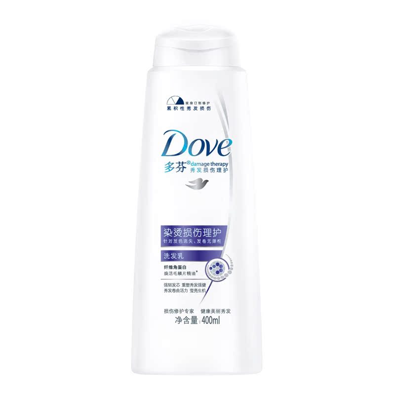 【天猫超市】Dove/多芬染烫损伤理护洗发乳洗发水400ml护发洗发水