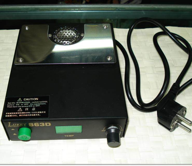 Lukey863D BGA CSP repair station hot air temperature pre-heating furnace digital holding furnace hot air gun welding station