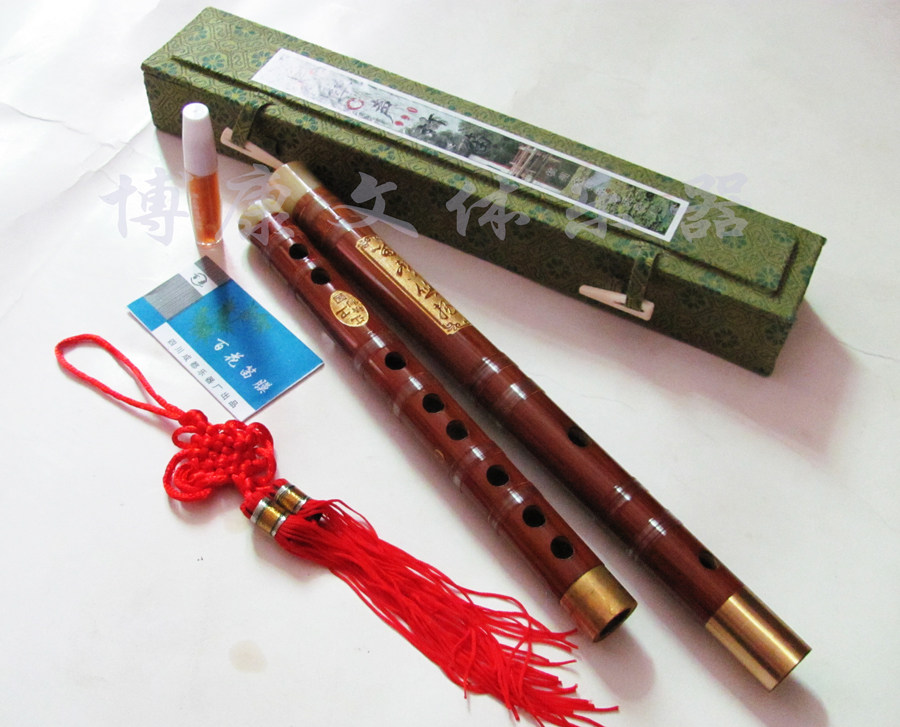 Special price Huasheng Bamboo flute Jiang Weiguo signature refined advanced flute professional two-section flute Huasheng 990