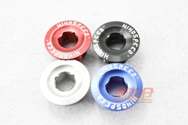 Mountain Tooth Disc Crank Dust Cap Waterproof Screw Titanium Color Red Blue Silver Color Black Accessories