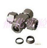 Stainless Steel Four-way 3mm 6mm Gas Road four-way cutting sleeve Joint Chromatography Accessories laboratory