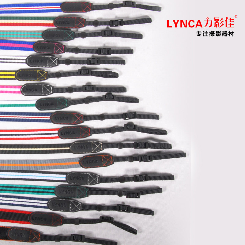 Straight batch of micro-single shoulder strap LA series stripe camera applicable clapping standout card Western European Canon Nikon Sony braces-Taobao
