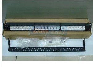 Manufacturer direct sales cat5e24 oral fit line rack module type alignment wire rack Internet distribution frame