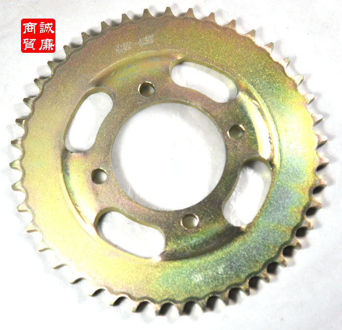 Motorcycle 43 teeth 428 convex big fly gear chain big fly FXD43T