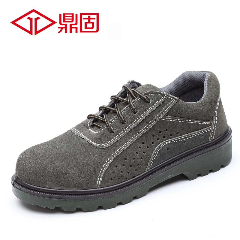 Thợ hàn khử mùi nhẹ giày an toàn đàn ông Baotou Steel chống đập chống xuyên mùa hè giày thở bình thường địa điểm làm việc 