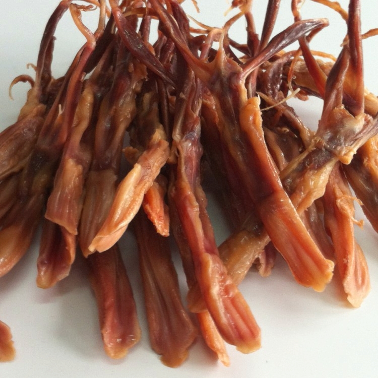 Tegenerate Wenzhou Duck Tongue Sytem Duck Tongue Raw large strips Bulk 500 gr sauce Duck Tongue-Duck Tongue-Year Snack Snack