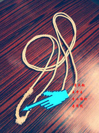 Special hand woven rope for king hollow bamboo in Shunhua Wang