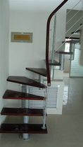 Manufacturer customized neck keel integral stair guardrail column