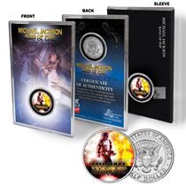 #迈克尔 The Jackson Commemorative Coin Michael Jackson Michael Jackson