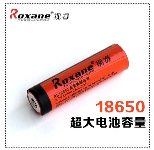 Original Costume Vision 18650 Lithium battery 3 7V Glare Flashlight Accessories Rechargeable Battery large capacity