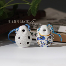 Primary School students 6 holes Ocarina students six holes Carina flute children Pendant ocarina instrument to send music score