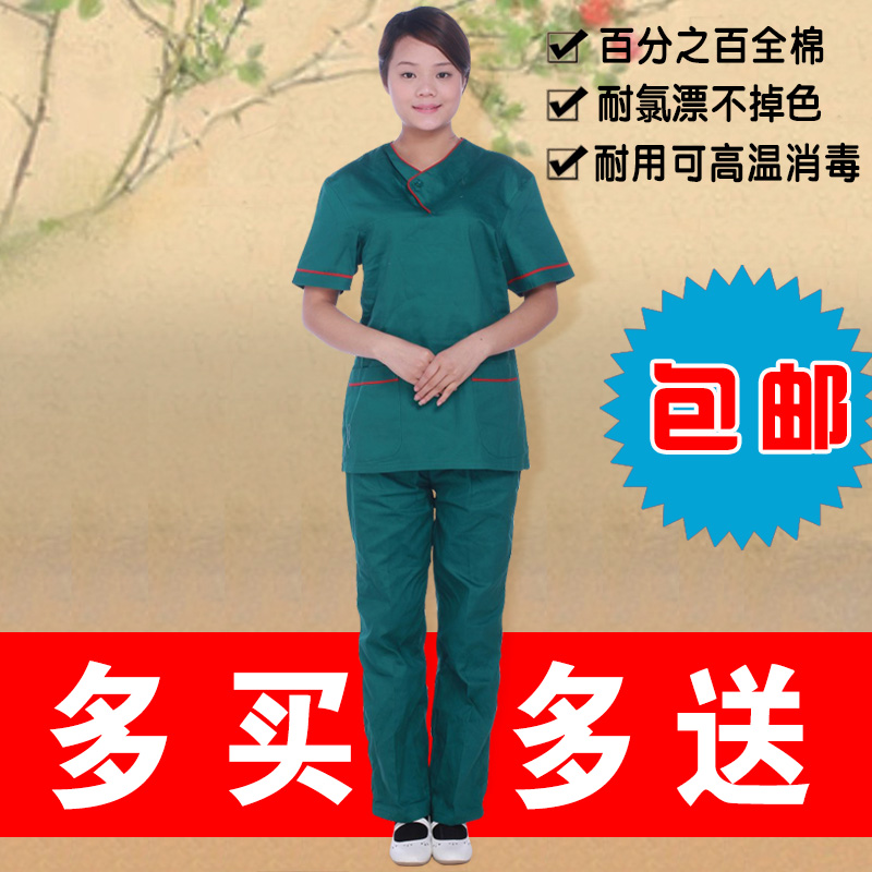 New operating room repairs Han version Han style Han style suit Handwashing clothes summer dress brushed handclothes Short sleeves Two-style clothes NP-03