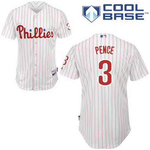 MLB Phillippia Phillies Hunter Pence Pinstrip baseball suit 
