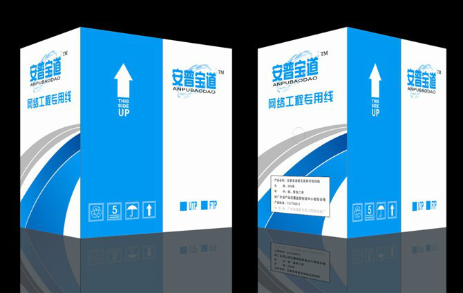 Anpu Baodao all copper super 5 network cable network cable model 500 engineering line