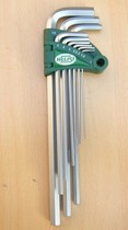 Helis flat head hexagon screwdriver set Extra long 9-piece set wrench furniture removal tool