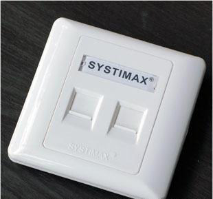 CommScope voice data network panel dual port phone panel
