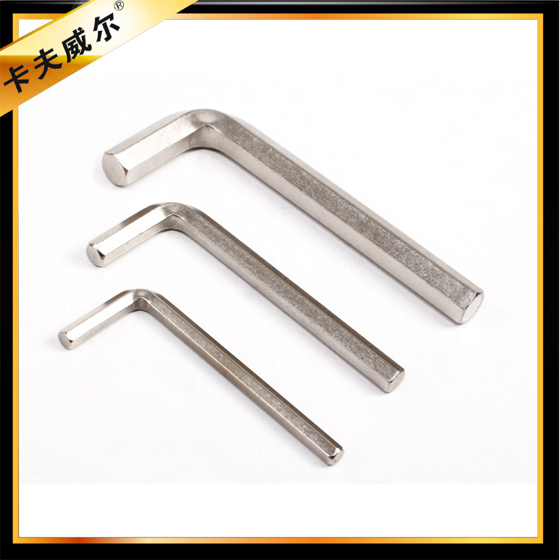 Kavell 2mm-14mm flat head hexagon wrench L type wrench chromium vanadium steel CRV material, German quality
