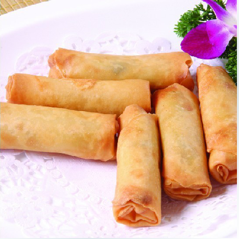 Famous Vegetable Spring Rolls Classic style Flavor Vegetarian Filling Spring Rolls Wide Tea Dot Fried Snack 400g20 Root
