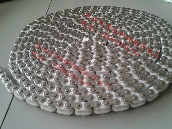 Industrial chain plastic chain 4 points stainless steel plastic 08Aspa pitch 12 7 nylon chain