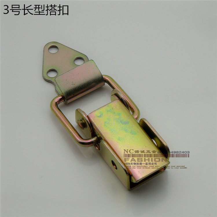 Colour Zinc Buckle 50 Long Buckle Equipment Box Buckle Hardware Catch Box Buckle Wooden box accessories