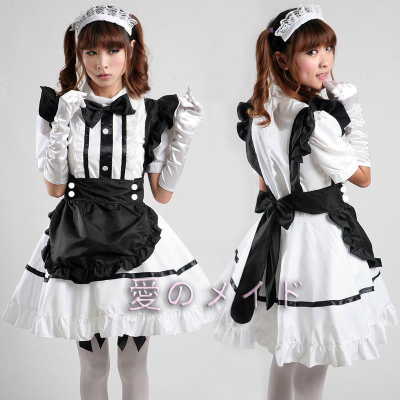 [USD 23.96] cute Barbie doll cute maid uniform maid costume cosplay ...