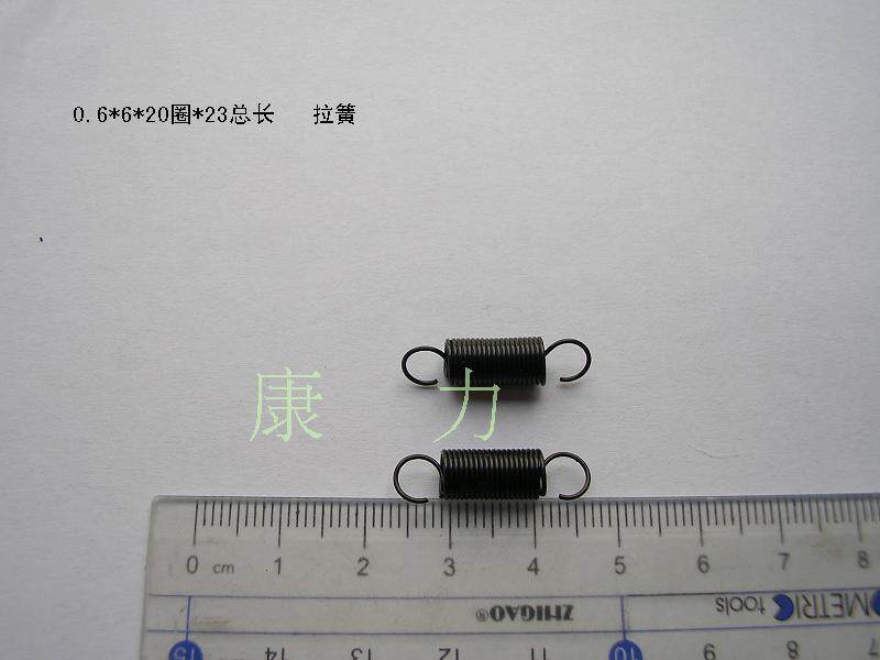 Tension spring Spot silk coarse 0 5-0 6 outer diameter 5-8 tension spring spot tension spring 10 only 0 6 * 6 * 23