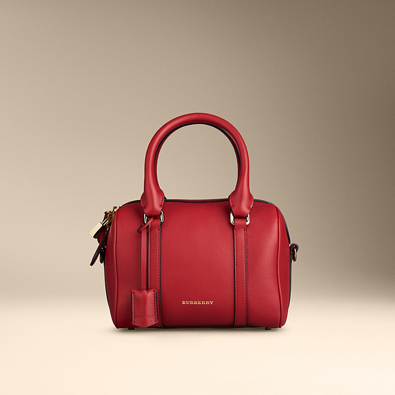 BURBERRY/博柏利小号牛皮保龄球包 39259091