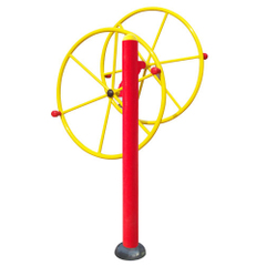 Park Fitness Equipment Double People's Wheel Community Fitness Equipment Square Fitness Equipment Outdoor Path Set Accessories
