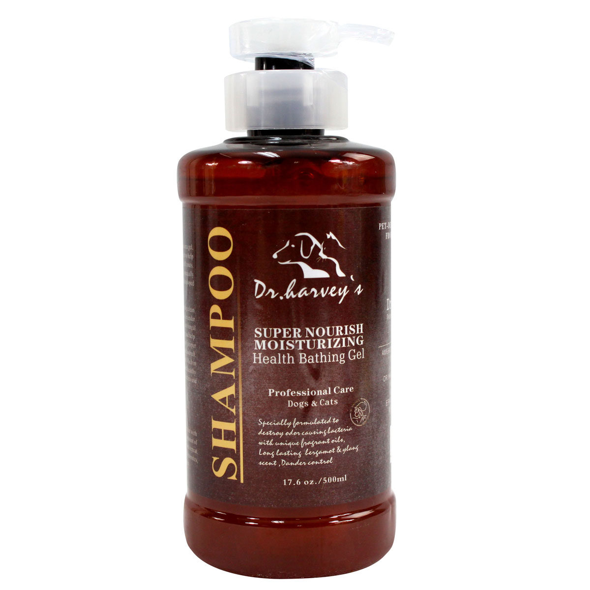 波奇网 宠物香波 爱维医生持效滋养润湿500ml除臭沐浴露狗狗浴液