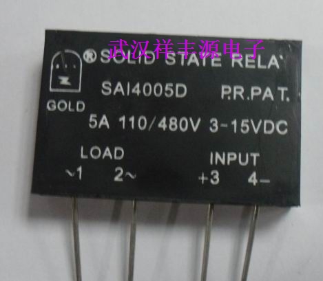 Small solid state relay SAI4005D-1 5A 40-480vac pointed foot