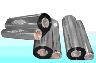 Hybrid based carbon with half-tree semi-wax carbon with barcode printing machine ribbon 110mm 70m clear scratch resistant barcode carbon ribbon