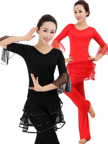 2018 Shuyar New Spring и Summer Plaza Dance Server Yang Yilading Dance Dance Nets Skirt Юбка юбка юбки