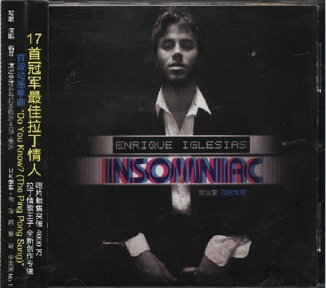 现货|正版 安立奎:孤枕难眠 Enrique Iglesias Insomniac CD