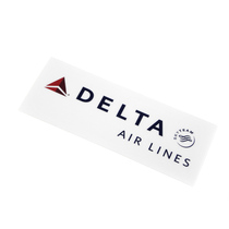 I Love Flight) Delta Air Strip Waterproof Car Sticker Travel Pull Rod box sticker adhesive