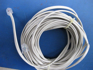 10m telephone line finished two-core telephone line with crystal head telephone line at both ends two-core telephone data line