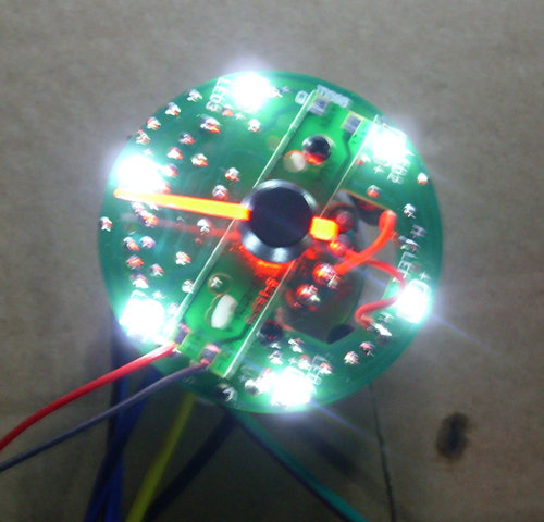 Locomotive meter with lighting and third-tier electronic transfer speed table mechanism (with luminous pointer pointer lighting plate)