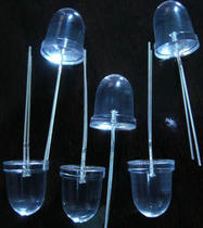 Special Price LED single lamp 10MM white lamp tip long foot transparent concentrating 15 degree angle super bright DIP luminous tube