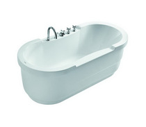 MJ-1602ZQ acrylic hardware full skirt bathtub