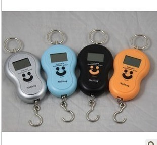 Express special 40KG portable scale hanging scale Digital display portable electronic scale Hand-held scale tension scale