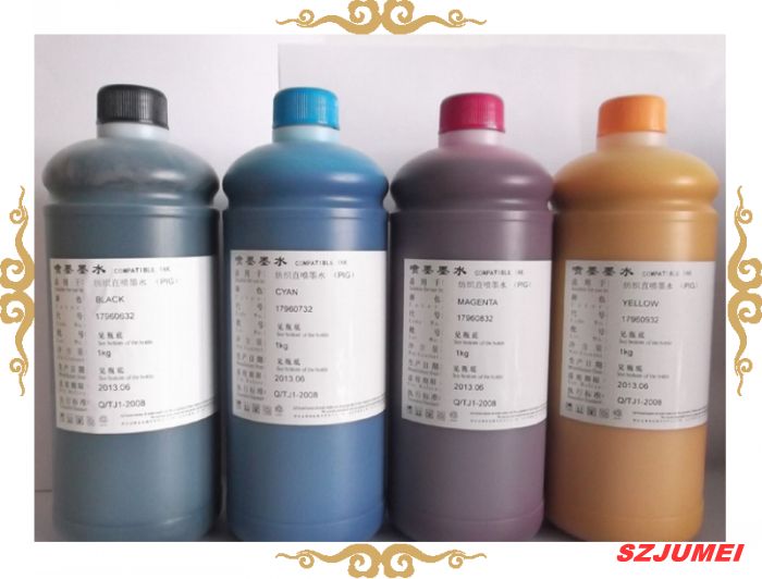1000ML textile direct spray ink textile paint ink printed on pure cotton cloth